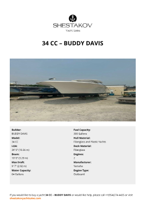BUDDY DAVIS - 34 CC
