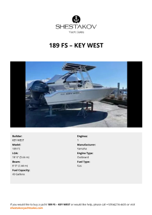 KEY WEST - 189 FS
