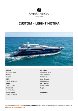 LEIGHT NOTIKA - Custom