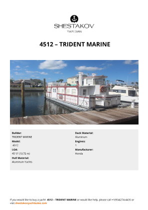 TRIDENT MARINE -  4512