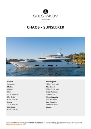 Sunseeker - CHAOS