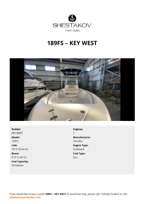 KEY WEST - 189FS