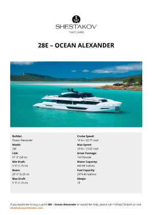 Ocean Alexander - 28E