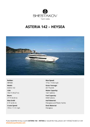 HEYSEA - Asteria 142