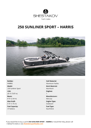 HARRIS - 250 Sunliner Sport