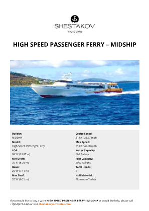 MIDSHIP - High Speed Passenger Ferry