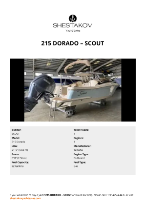 SCOUT - 215 Dorado