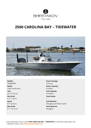 TIDEWATER - 2500 Carolina Bay