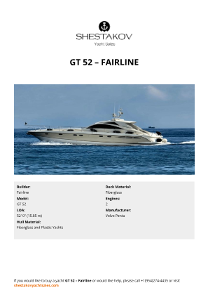 Fairline - GT 52