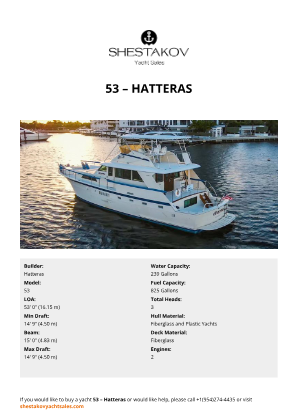 Hatteras - 53