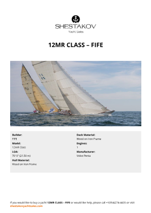 FIFE - 12mR Class
