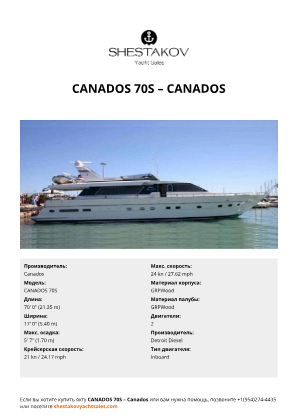 Canados - CANADOS 70S