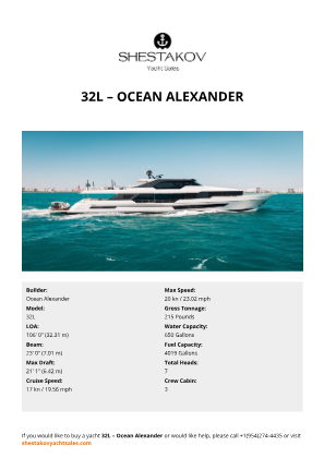 Ocean Alexander - 32L
