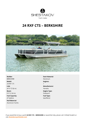BERKSHIRE - 24 RXF CTS