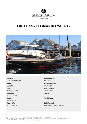 LEONARDO YACHTS - Eagle 44