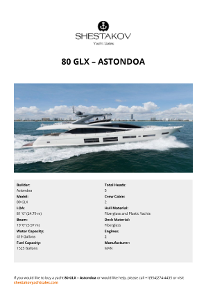 Astondoa - 80 GLX