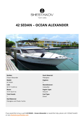 Ocean Alexander - 42 Sedan