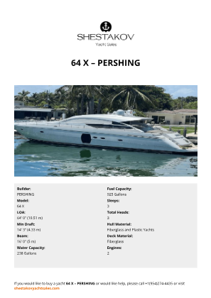 PERSHING - 64 X