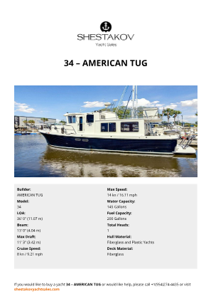 AMERICAN TUG - 34