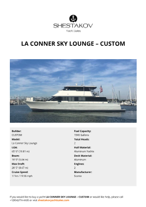 CUSTOM - La Conner Sky Lounge