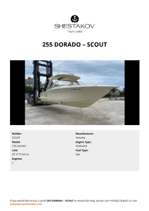 SCOUT - 255 Dorado