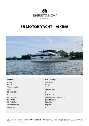 VIKING - 55 Motor Yacht