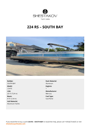 SOUTH BAY - 224 RS