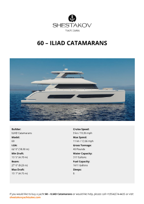 ILIAD Catamarans - 60