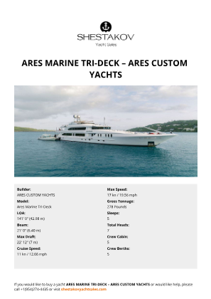 ARES CUSTOM YACHTS - Ares Marine Tri-Deck