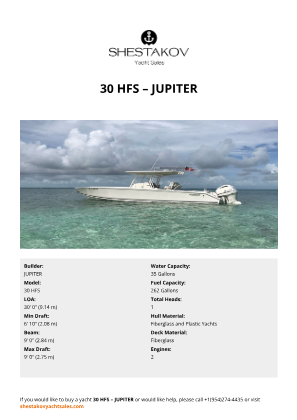 JUPITER - 30 HFS