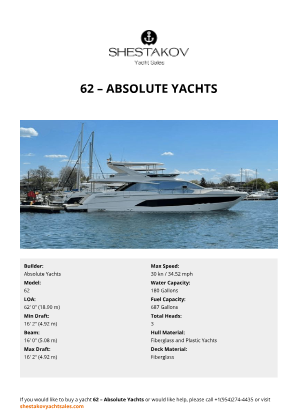 Absolute Yachts - 62