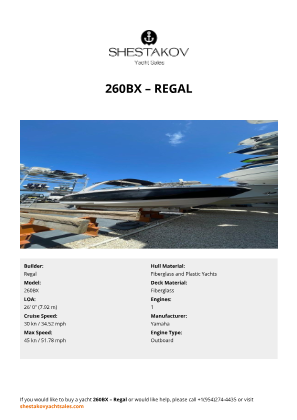 Regal - 260BX