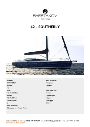 SOUTHERLY - 42