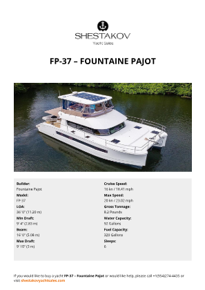Fountaine Pajot - FP-37