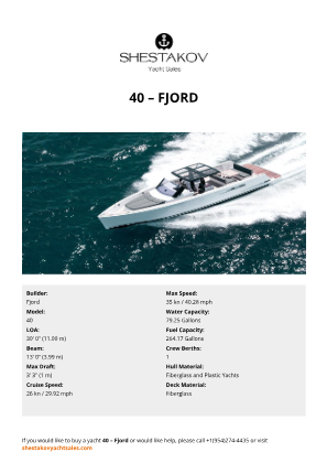 Fjord - 40