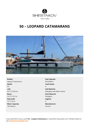 Leopard Catamarans - 50
