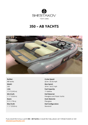 AB Yachts - 350