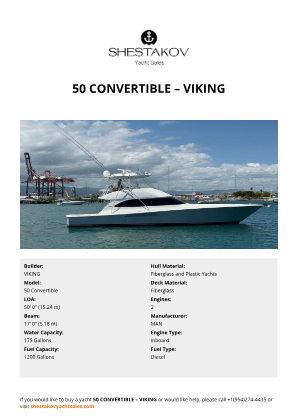 VIKING - 50 Convertible