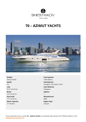 Azimut Yachts - 70