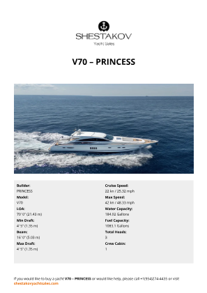 PRINCESS - V70