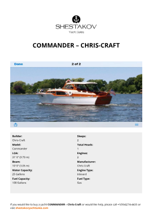 Chris-Craft - Commander