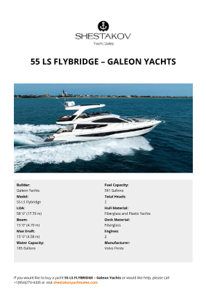 Galeon Yachts - 55 LS Flybridge