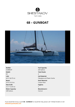 GUNBOAT - 68