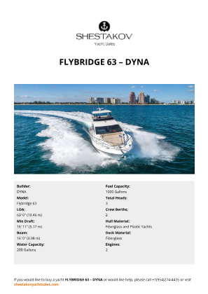 DYNA - Flybridge 63
