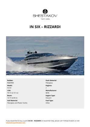 RIZZARDI - IN SIX