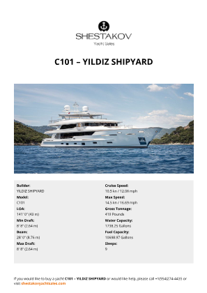 YILDIZ SHIPYARD - C101