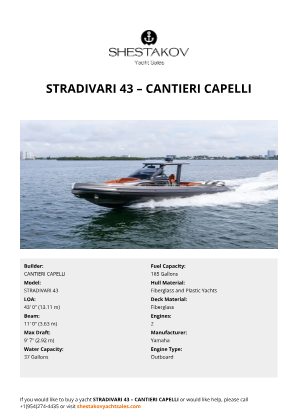 CANTIERI CAPELLI - STRADIVARI 43