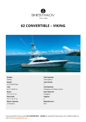 VIKING - 62 CONVERTIBLE