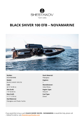 NOVAMARINE - BLACK SHIVER 100 EFB