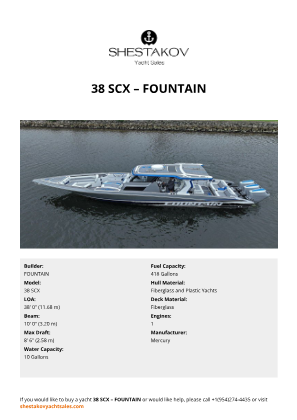 FOUNTAIN - 38 SCX
